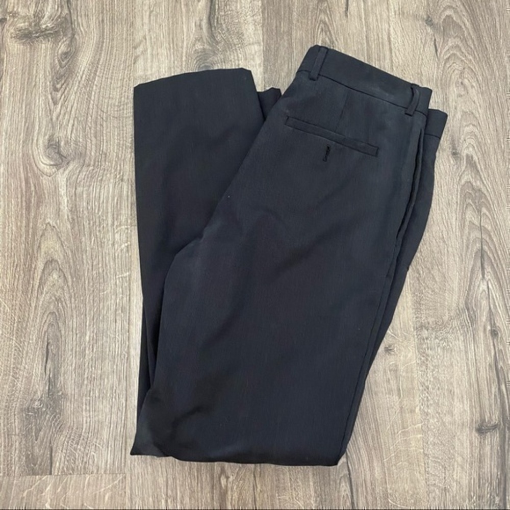 Egara Mens 33 waist black dress pants slacks